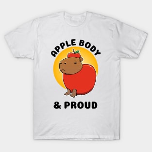 Apple body and proud Capybara T-Shirt